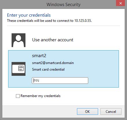 windows security smart card prompt windows 10|authenticate using your smart card.